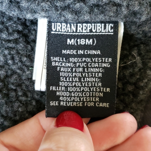 Lined jacket with hood - Picture 3 of 8